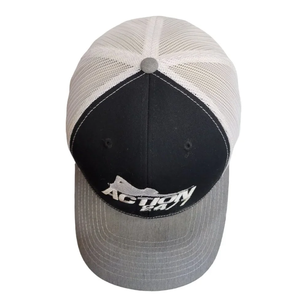Richardson Action 24/7 Mesh Snapback Cap Trucker Baseball Hat